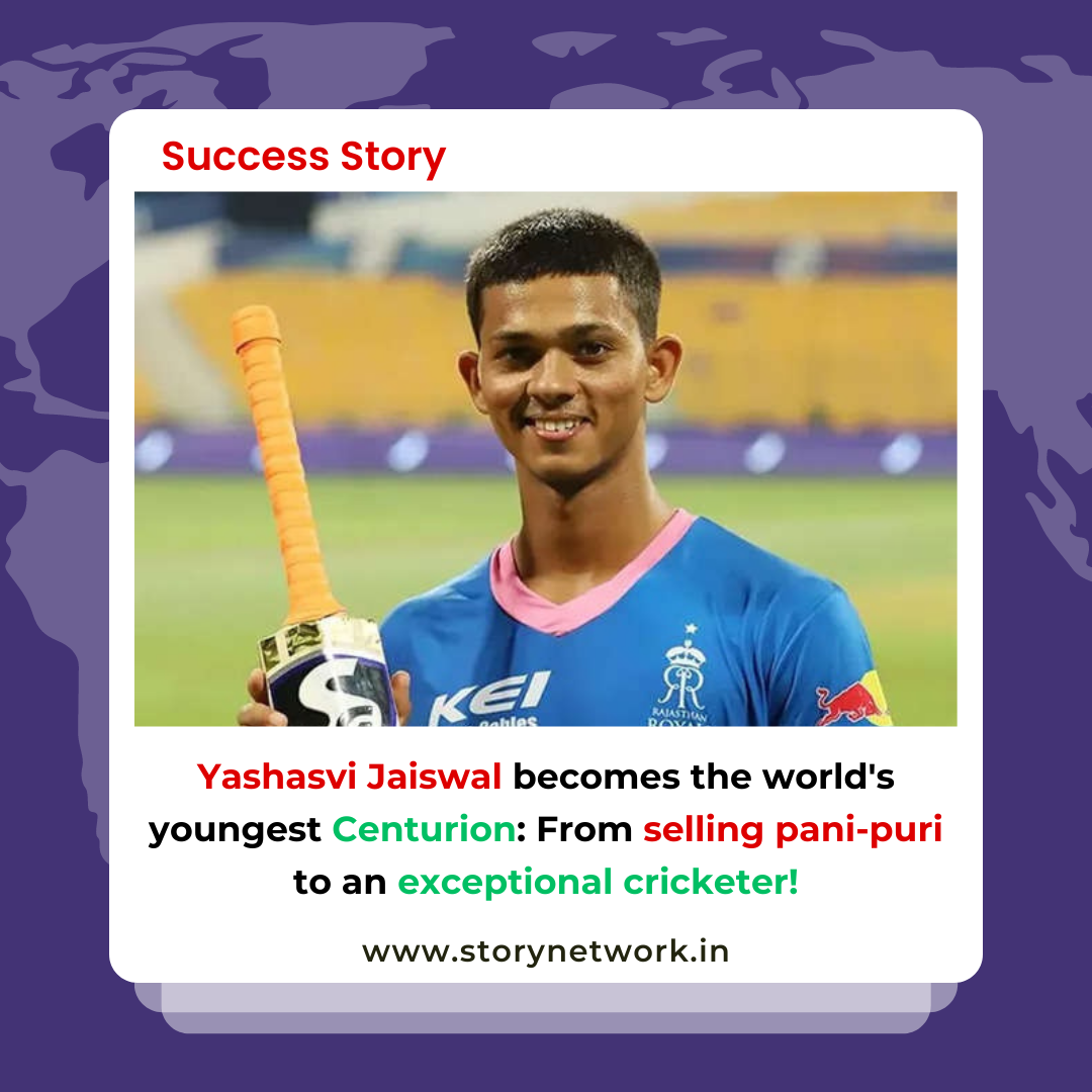 Yashasvi Jaiswal becomes the world’s youngest Centurion: From selling pani-puri to an exceptional cricketer!