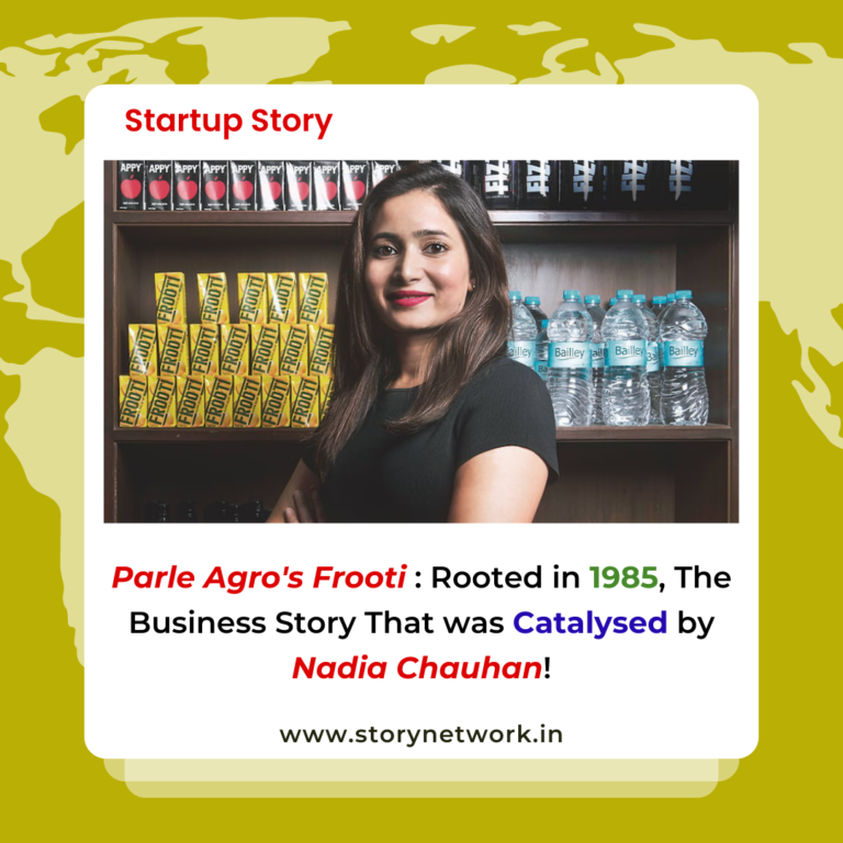 Parle Agro's Frooti : Rooted in 1985, The Business Story That was Catalysed by Nadia Chauhan!