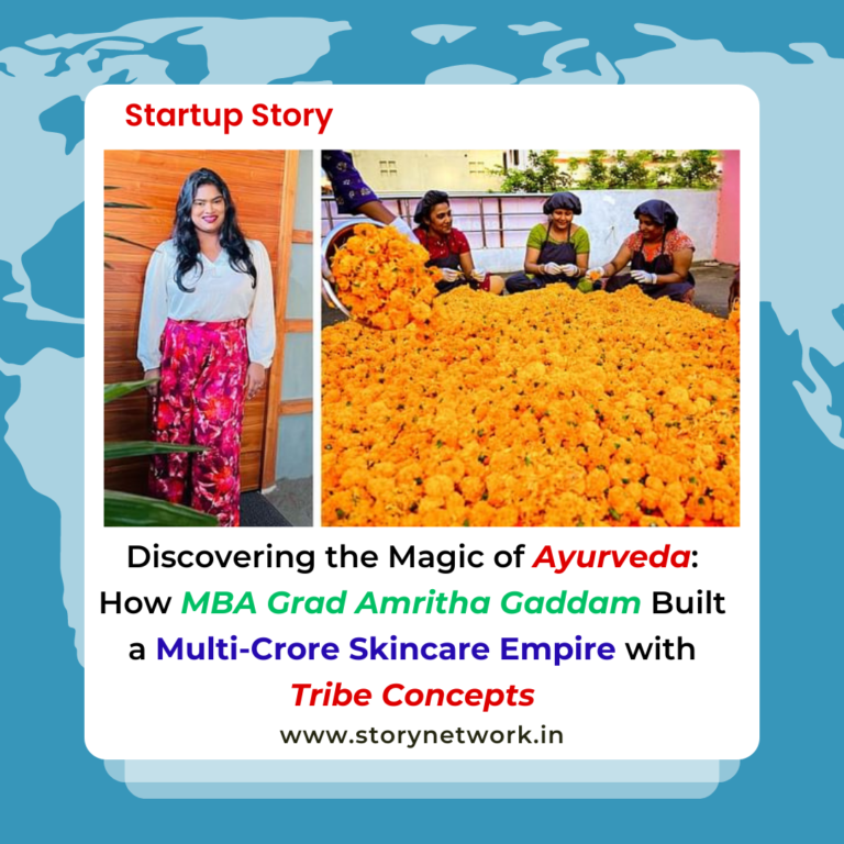 Discovering the Magic of Ayurveda: How MBA Grad Amritha Gaddam Built a Multi-Crore Skincare Empire with Tribe Concepts