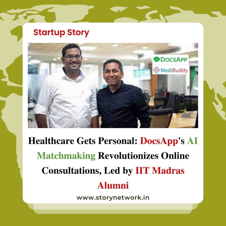 vHealthcare Gets Personal: DocsApp's AI Matchmaking Revolutionizes Online Consultations, Led by IIT Madras Alumni