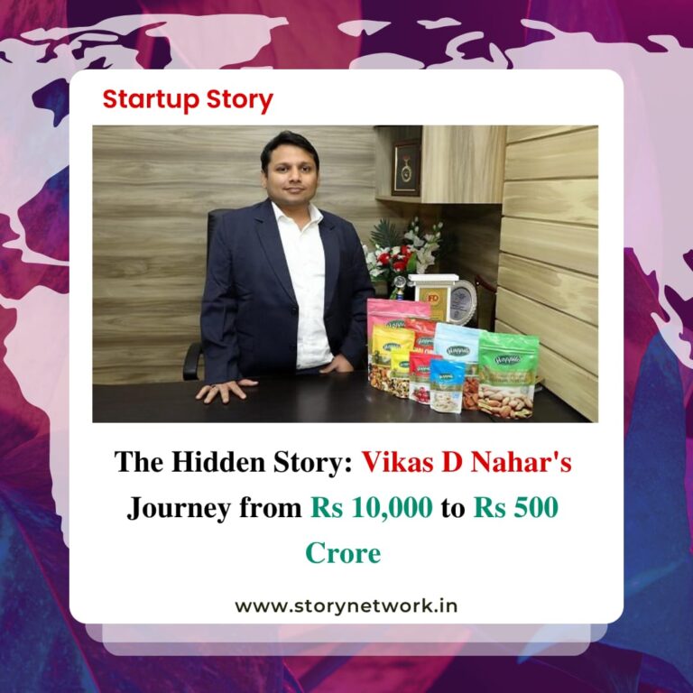 The Hidden Story: Vikas D Nahar's Journey from Rs 10,000 to Rs 500 Crore