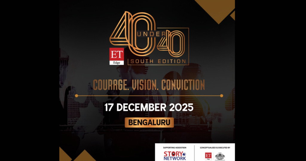 ET Edge 40 Under 40 South Edition 2025 to Spotlight a New Generation of Visionary Leaders